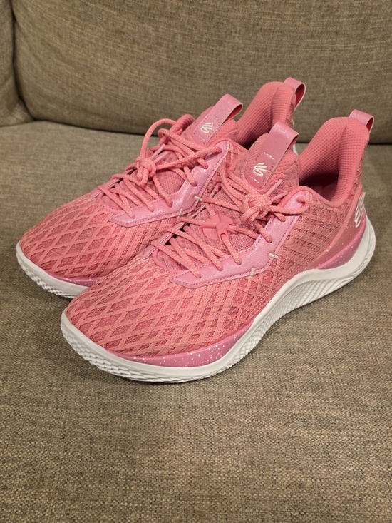 NEW Under Armour Curry Flow 10 Team Pink Basketball Shoes Men 14 Rare Color main image 5